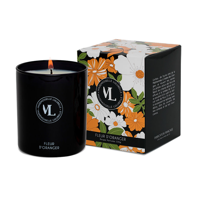 Bougie FLEUR D'ORANGER - Mademoiselle LULUBELLE